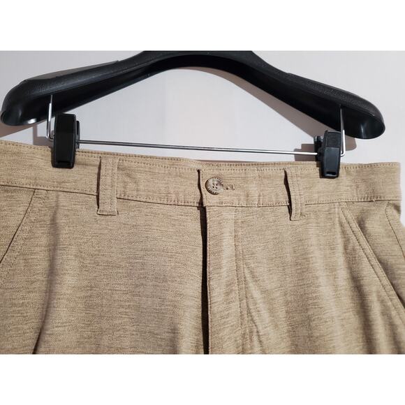 Eddie Bauer Travex Hiking Shorts Mens 33 Travel Guide Tan Hybrid UPF 50+ Trail - Picture 4 of 9